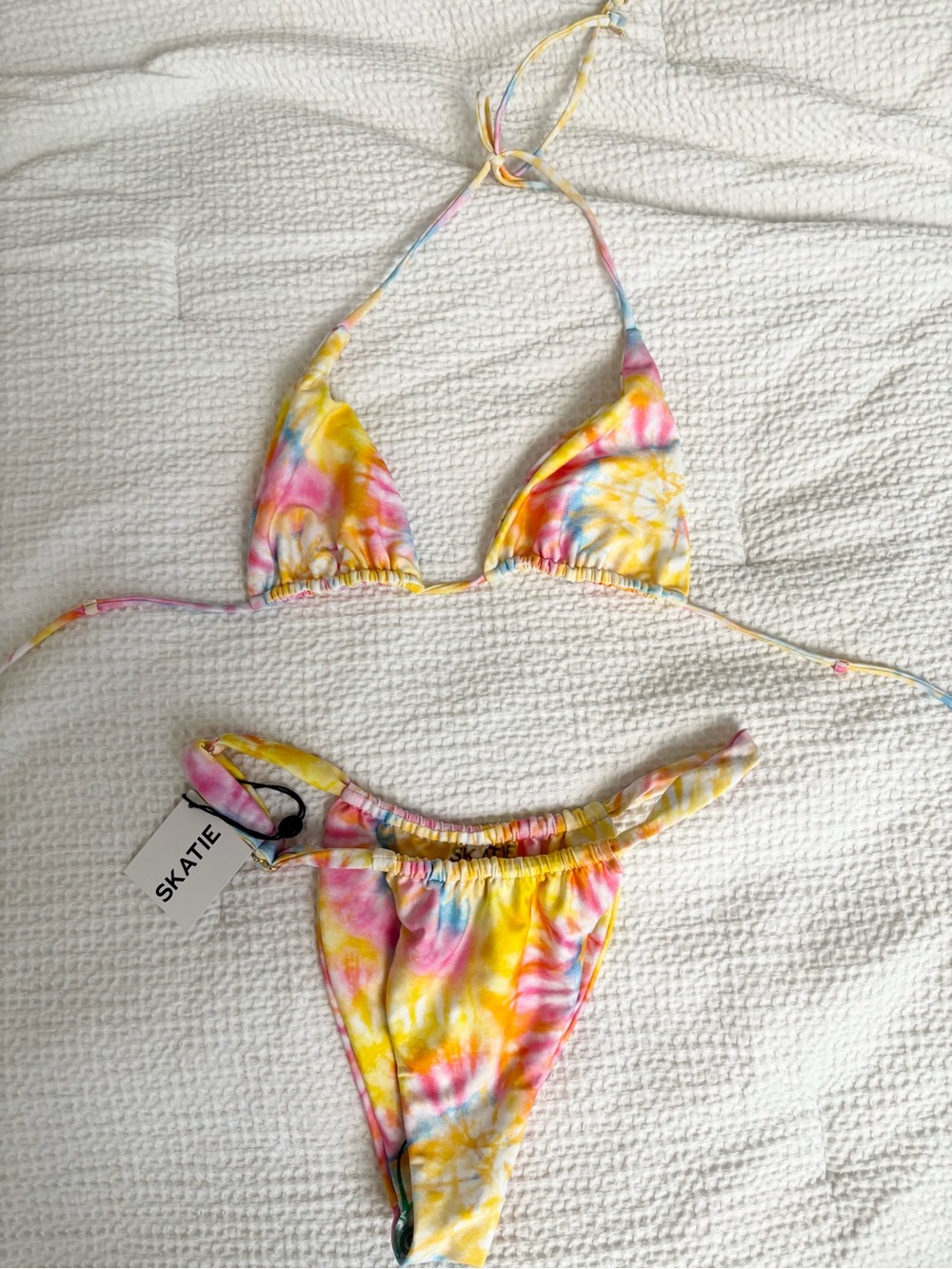 SKATIE sherbert bikini set in size Medium
